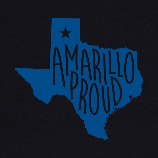 Amarillo Proud (Blue Ink) by AmarilloShirts